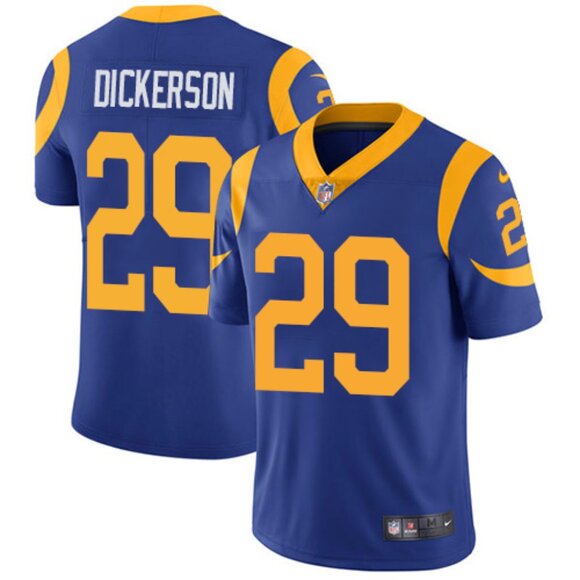 Mens Youths Kids Womens Eric Dickerson Royal Stitched Jersey